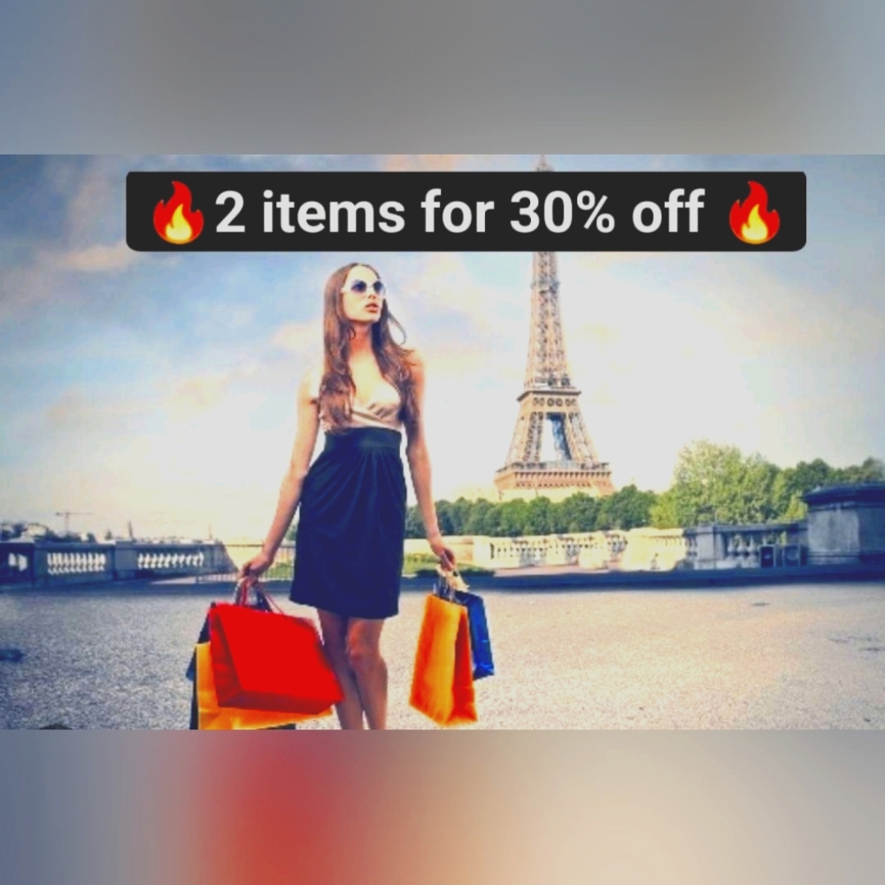 2 ITEMS FOR 30% OFF 🔥🔥🔥